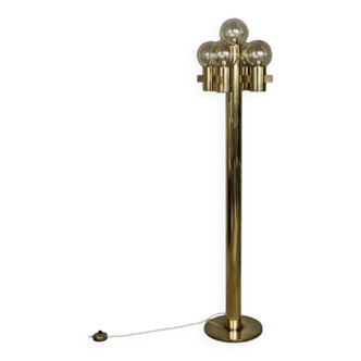 Lampadaire sculptural doré à 5 lumières par Hans-Agne Jakobsson pour Hans-Agne Jakobsson AB, années 1960