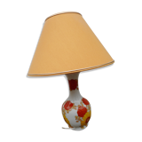 Vintage porcelain foot lamp