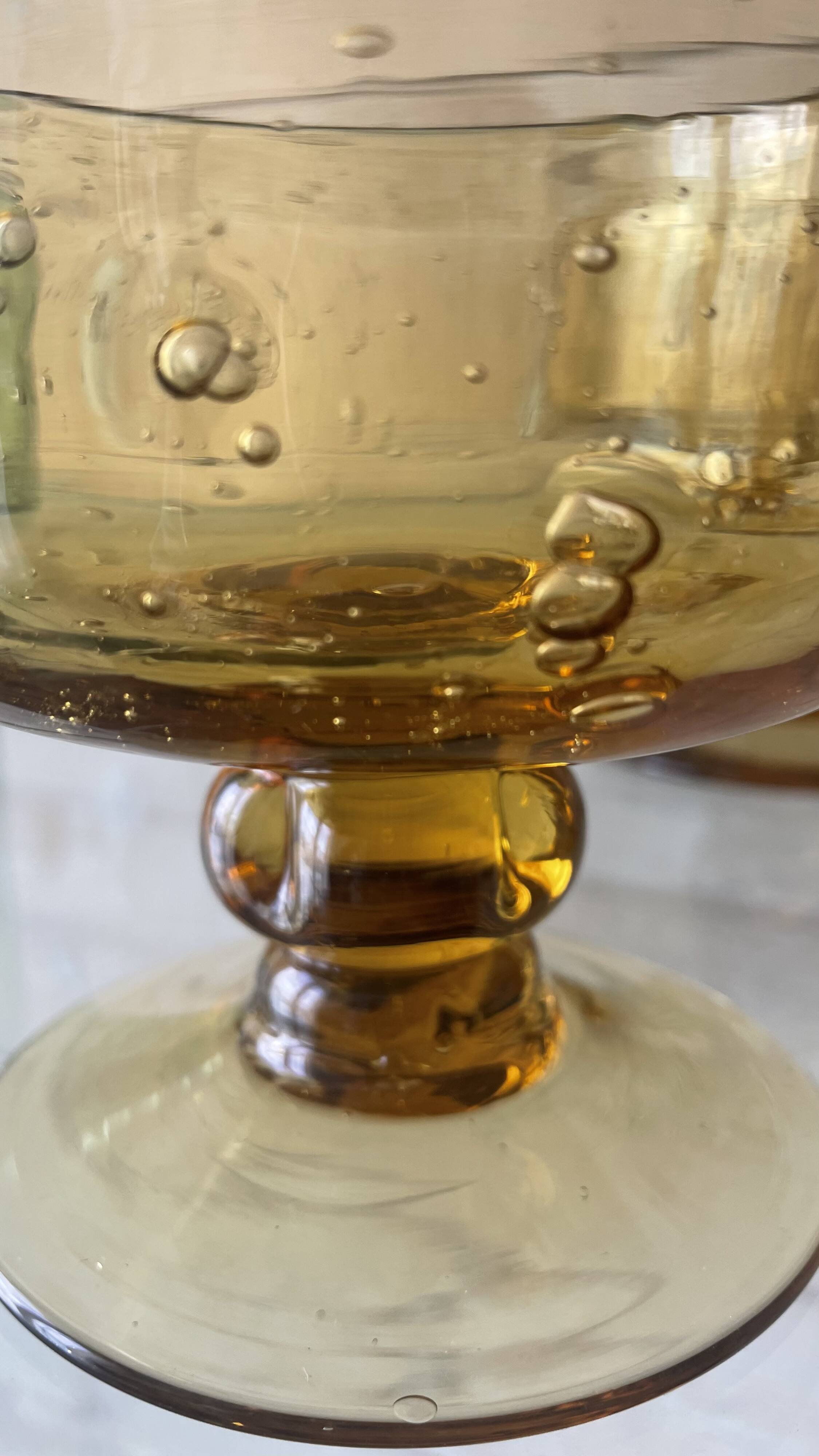 Blown glass Biot cups