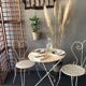 Table ronde de jardin