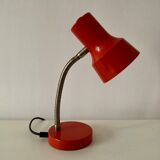 Red desk lamp