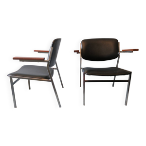 Paire de fauteuils Gijs