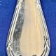6 silver-plated metal tablespoons Christofle model Crossed Ribbons