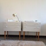Pair of Scandinavian nightstands