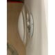 Contemporary multicolored reeds white murano glass wall sconce