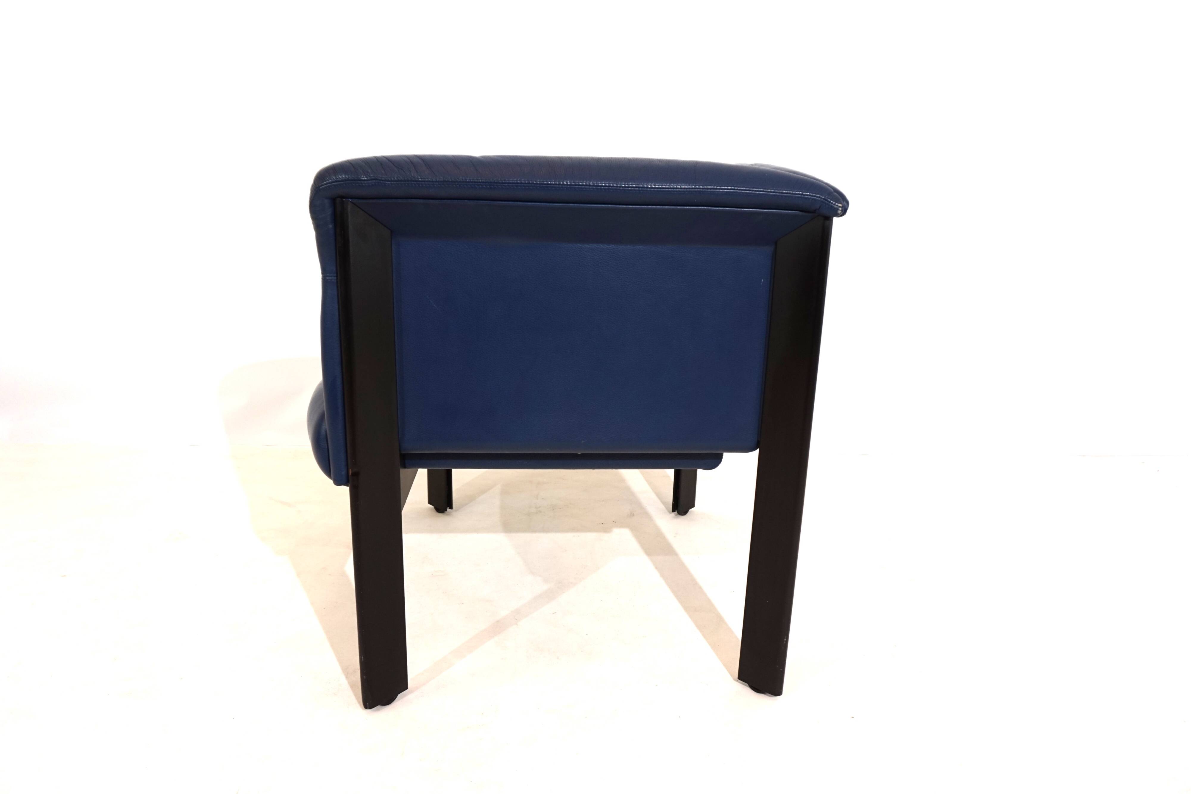 Fauteuil en cuir Poltrona Frau Interlude de Marco Zanuso