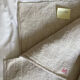 Set of 2 old coupons (tea towels) in hemp canvas