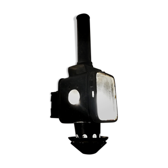 Ancienne lanterne de fiacre électrifié