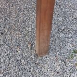 Brutalist farmhouse table Antique wooden workshop table 200cm
