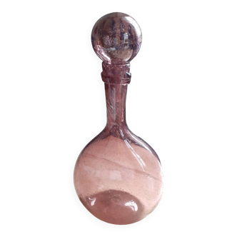 Old Biot glass bottle, chestnut shape