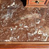 Dressing table with mirror