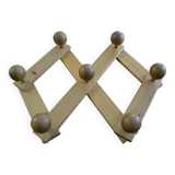 portemanteau mural extensible en bois