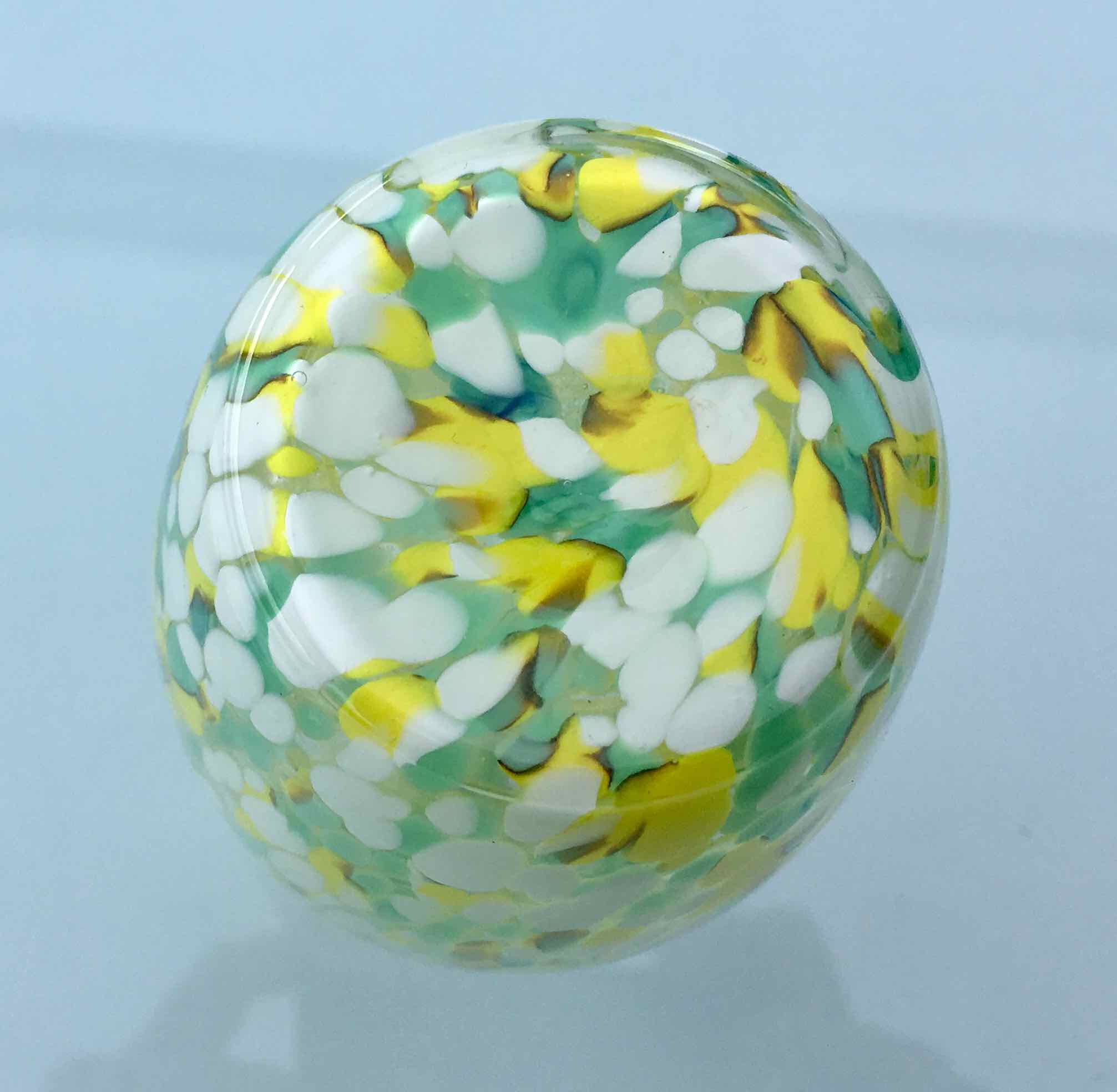 Speckled glass bottle 1930