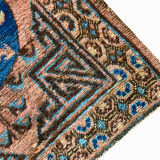 Handwoven Antique Persian Kohtan Rug 74x94cm