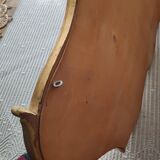 Gold mirror vintage shell 125x78cm