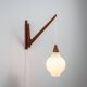Mid-Century Danish suspended wall lamp