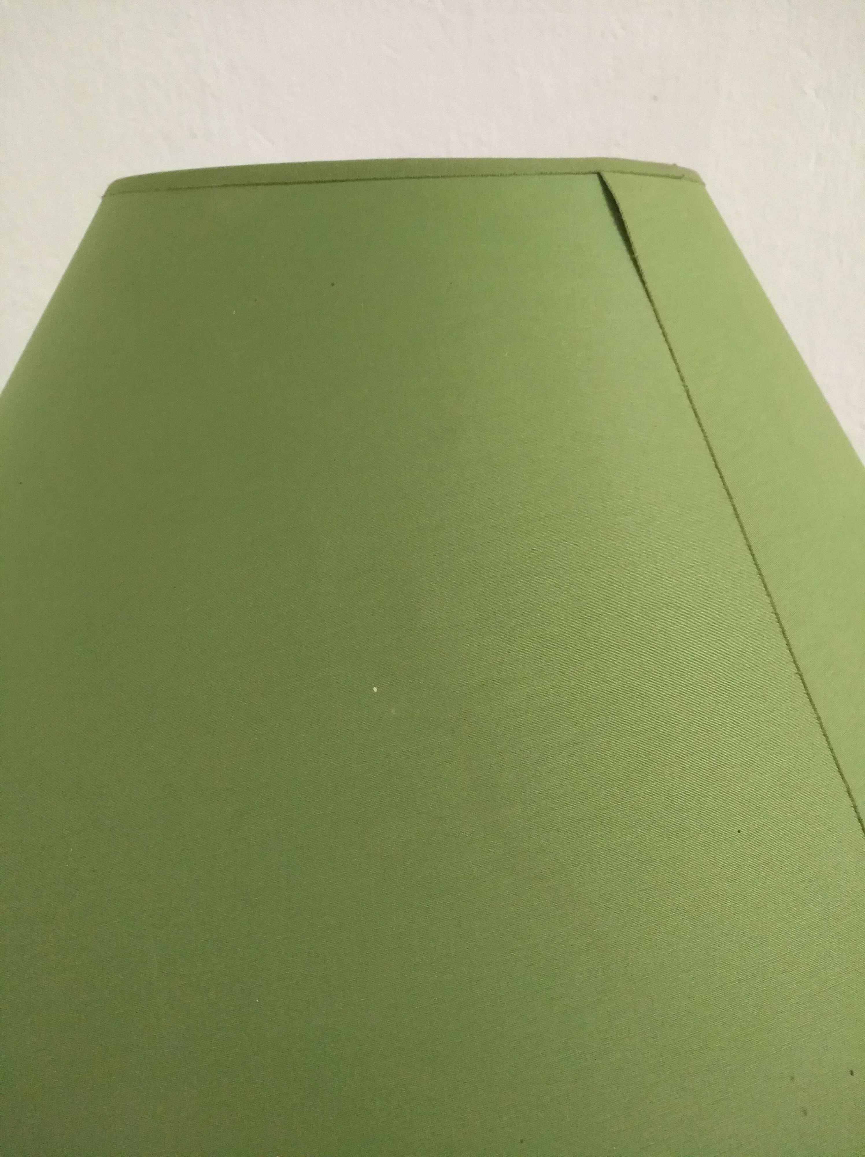 XL lamp in green earthenware from the 70s/80s