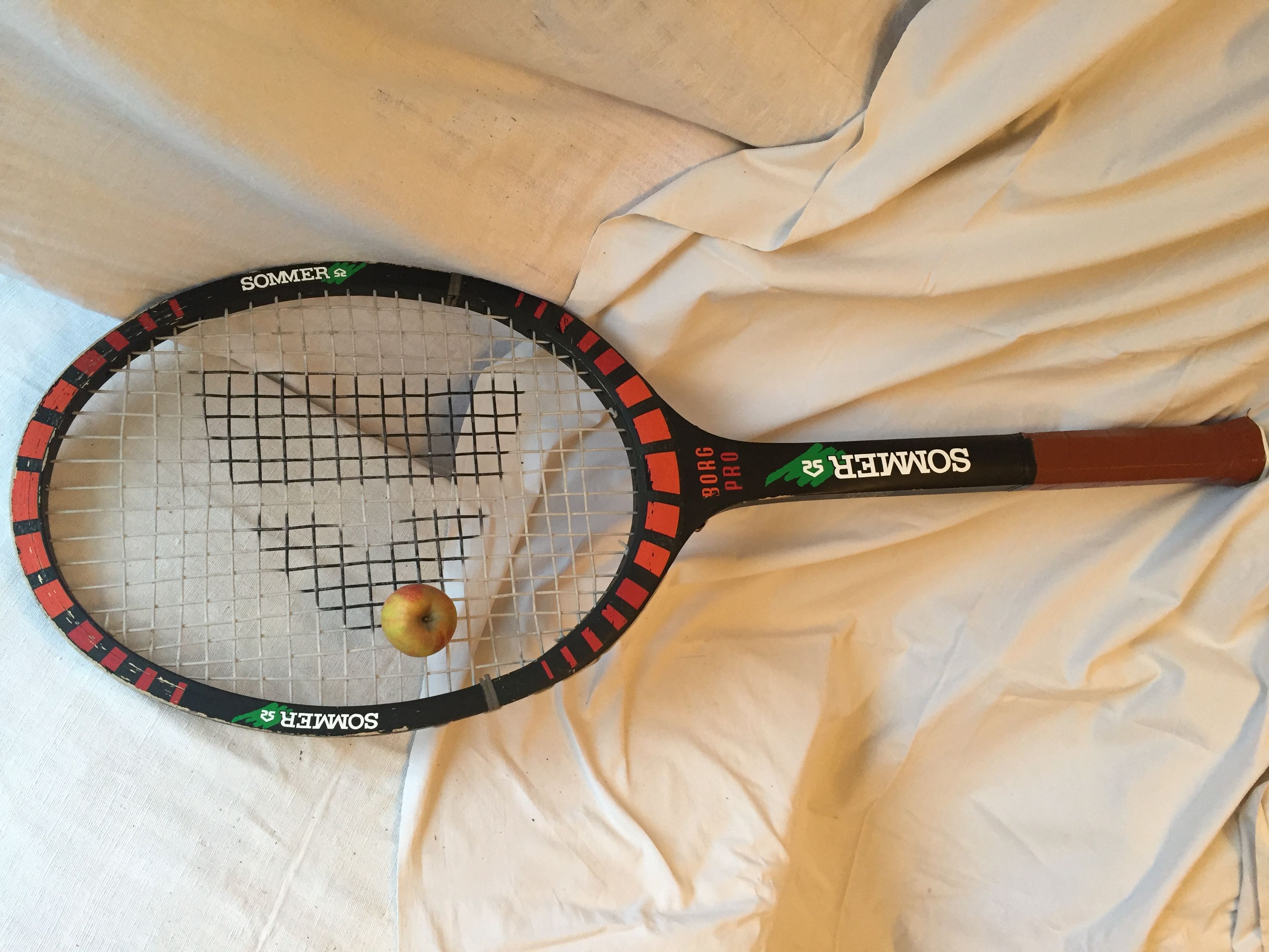 Giant donnay Borg Pro wooden tennis racket all wood
