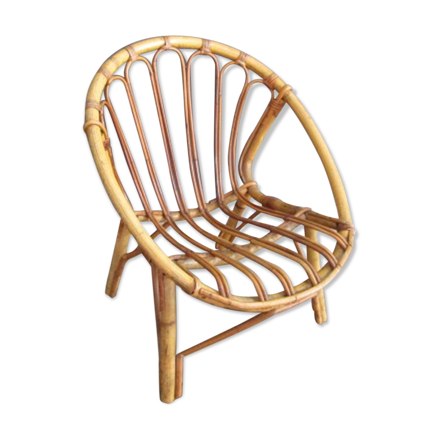 Vintage rattan's chair