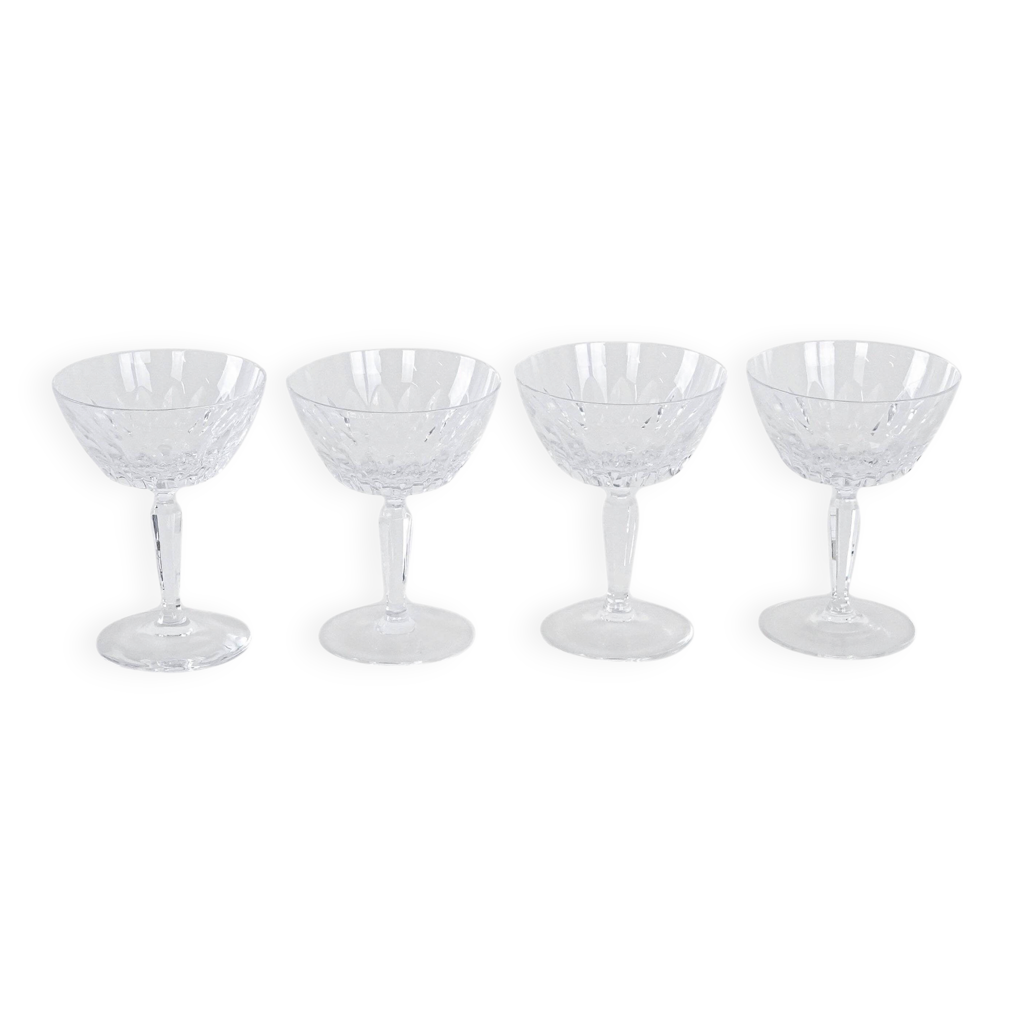 Set of four glasses, Danish design, 1970s, manufactured in Denmark