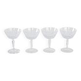 Set of four glasses, Danish design, 1970s, manufactured in Denmark