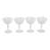Set of four glasses, Danish design, 1970s, manufactured in Denmark