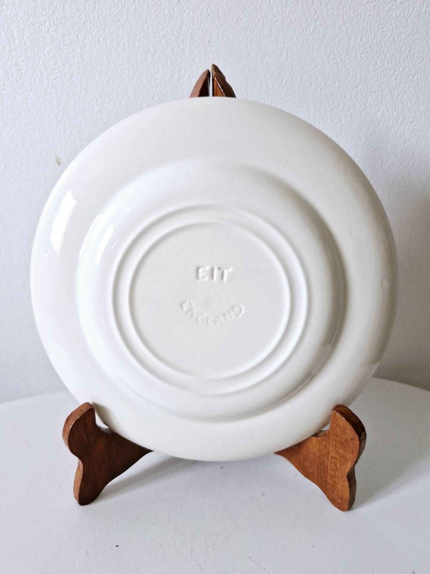 5 assiettes à dessert vintage anglaises