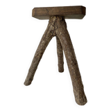 Brutalist tripod stool