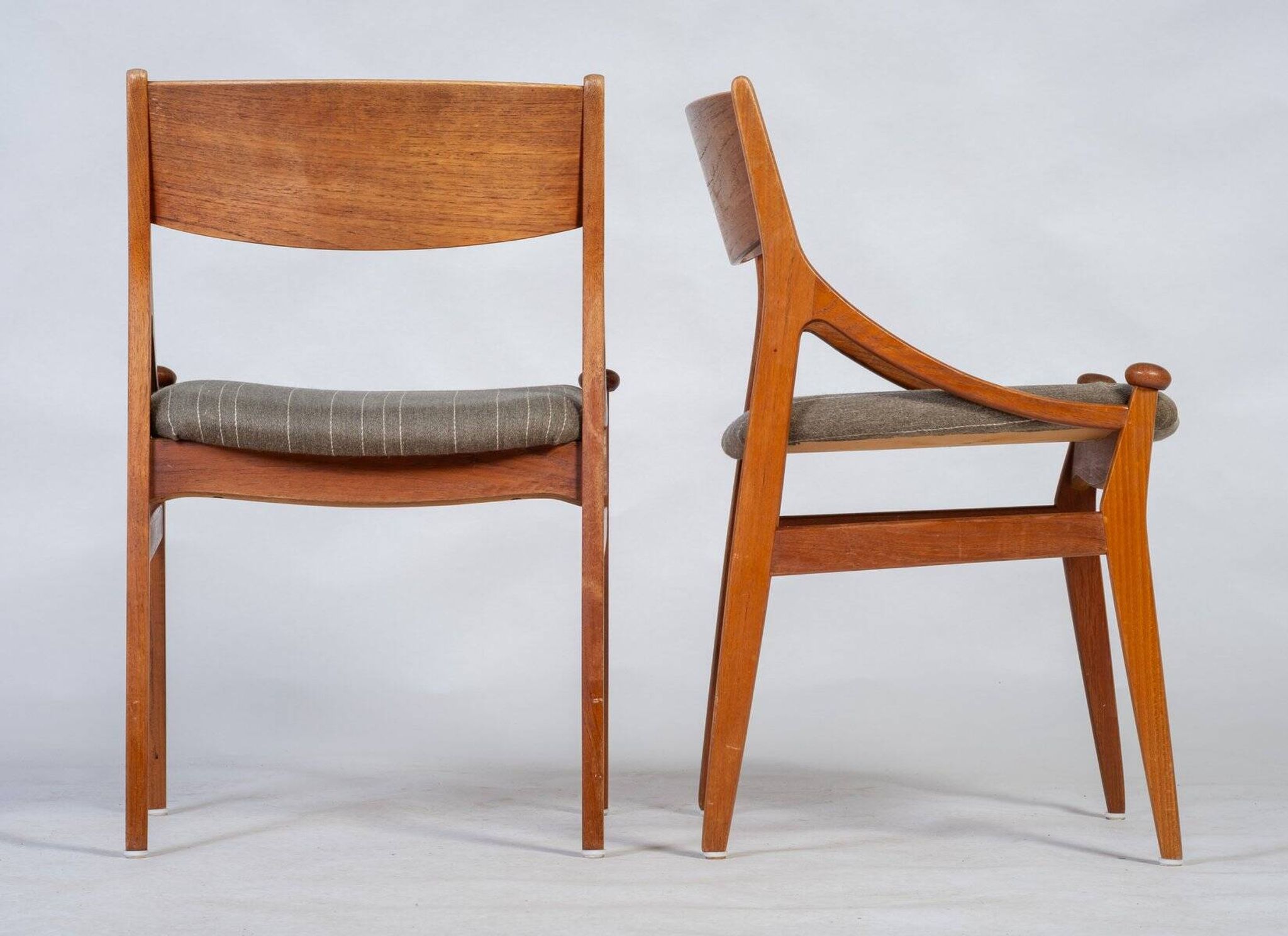 Mid-Century Dining Chairs in Teak by Vestervig Erikson for Brdr. Tromborg, 1960s, Set of 4