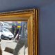 Miroir doré dit " d'entre-deux " - 109x33cm