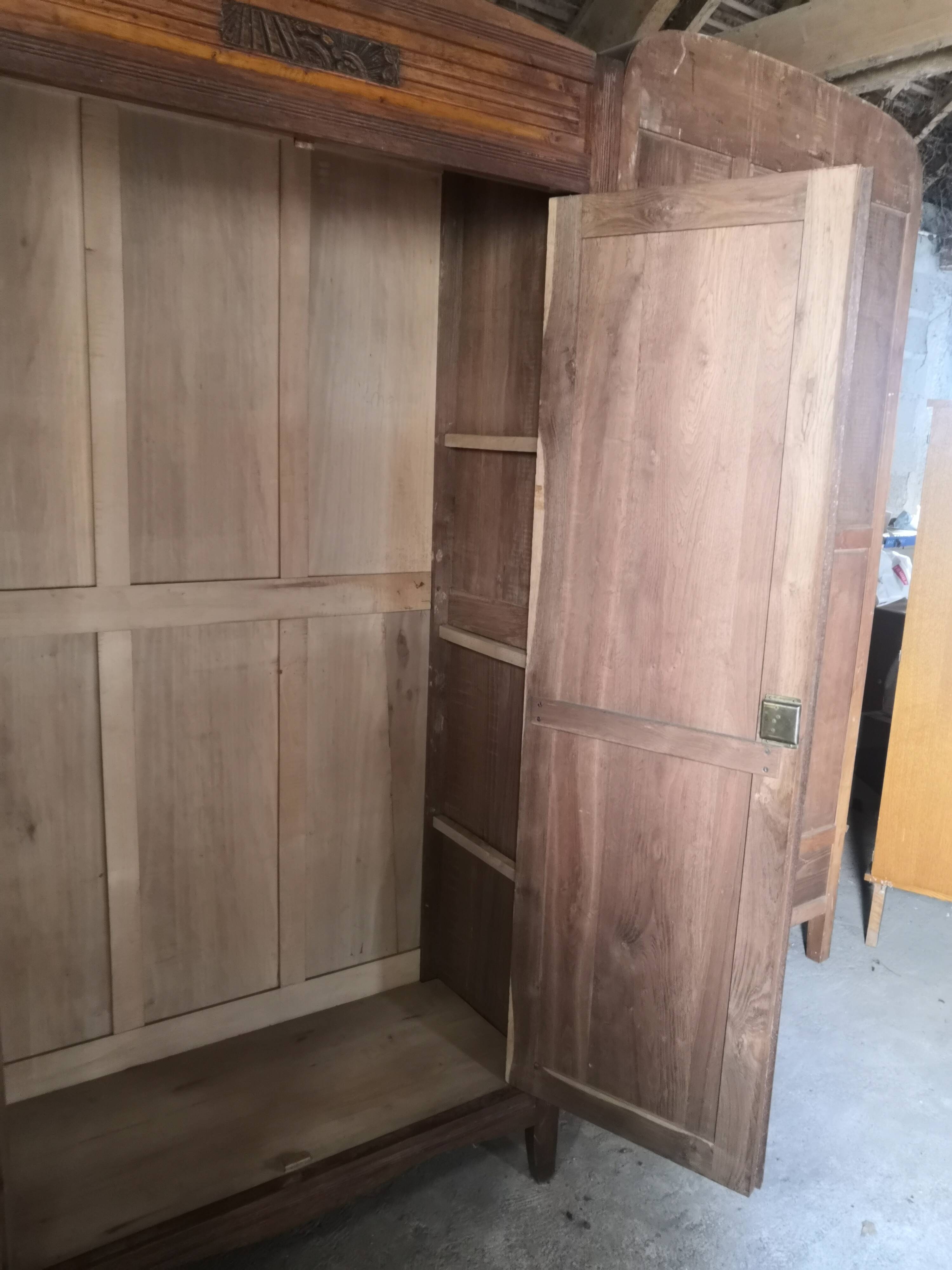 Vintage Parisian wooden cabinet