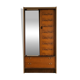 1970s wooden wardrobe with mirror