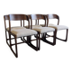 Series of 6 Baumann sled chairs from the 60s/70s