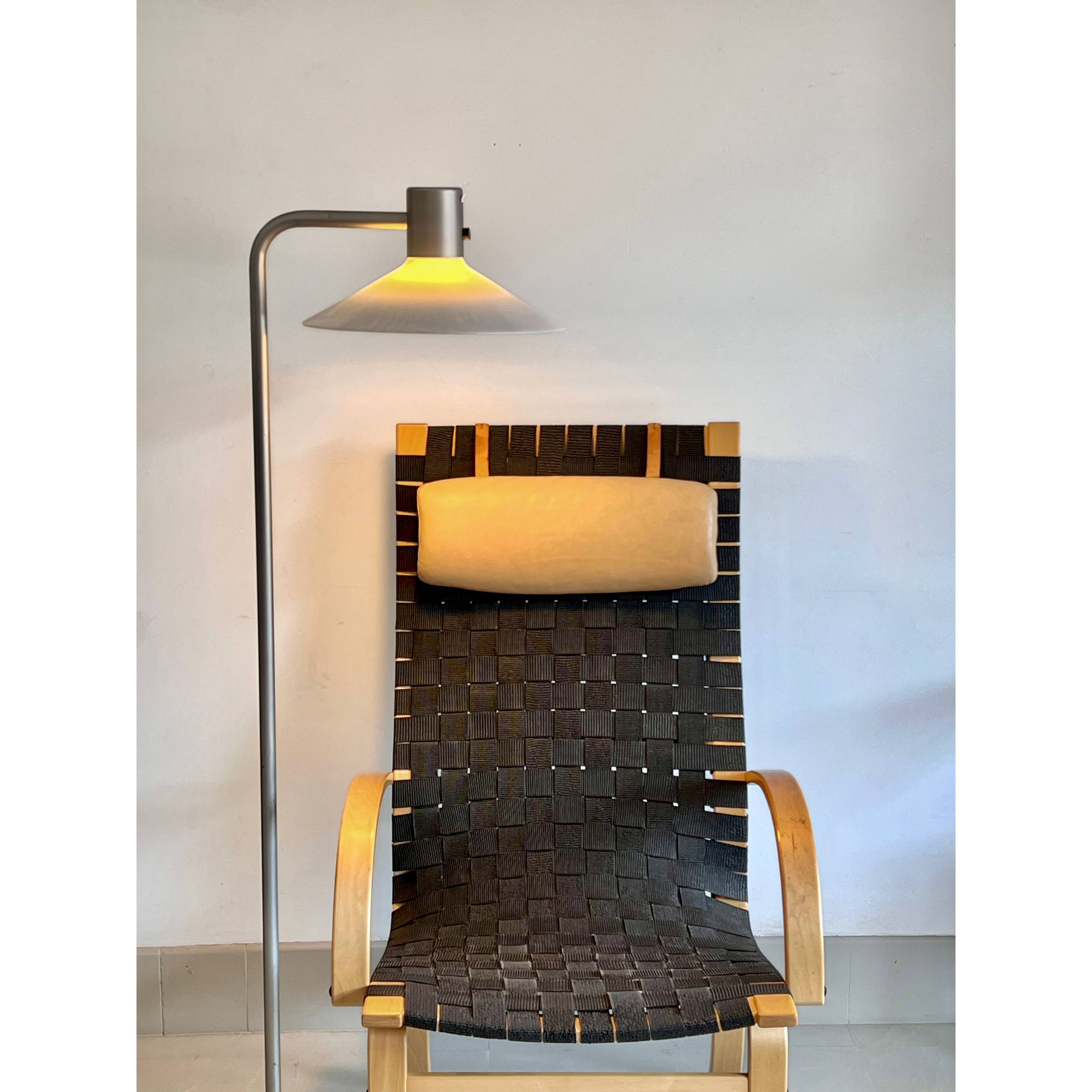 Chaise longue tissée, vintage, Danemark, années 1970
