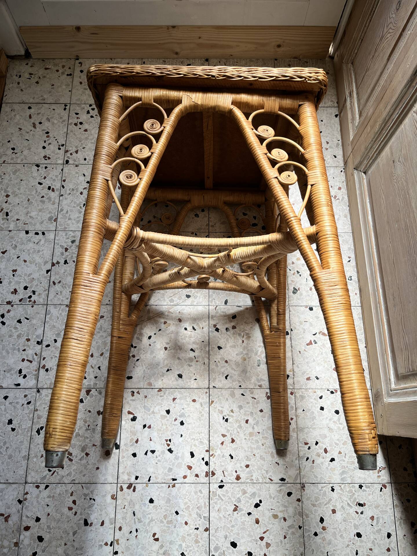 Peacock side table
