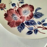 Set of three ironstone plates K & G Lunéville model Régine - 1950s