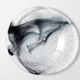 Set of 4 Kosta Boda 'Mine' Glass Dessert Plates by Ulrica Hydman Vallien
