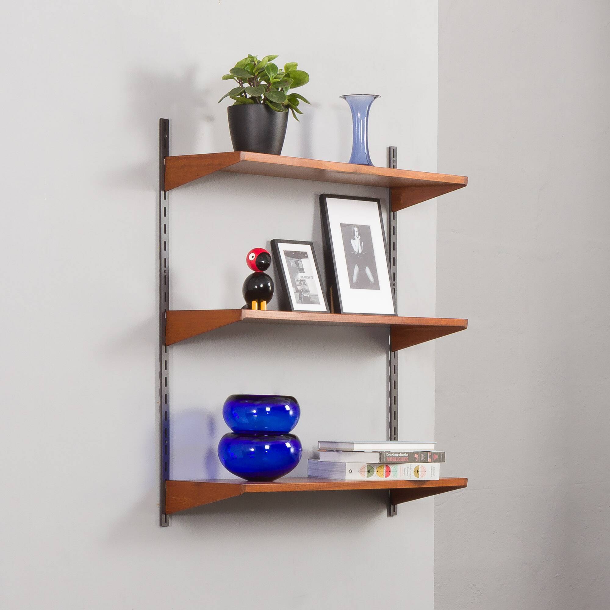 Kai Kristiansen set of 3 teak shelves for FM Mobler, Denmark 1960s