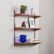 Kai Kristiansen set of 3 teak shelves for FM Mobler, Denmark 1960s