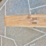 Solid wood bench