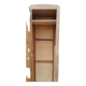 Asymmetrical cabinet