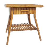 Rattan bedside awarded to Louis Sognot 1950