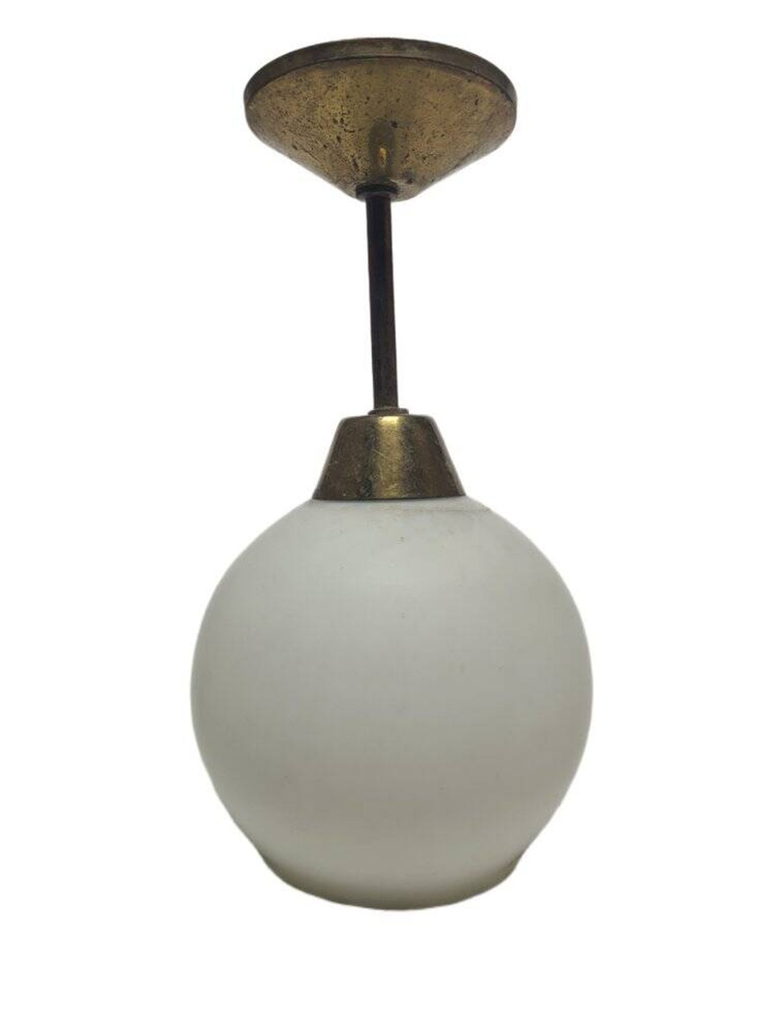 Lampe suspendue Art Déco, Pologne, années 1950