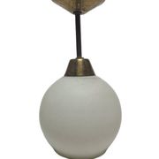 Lampe suspendue Art Déco, Pologne, années 1950