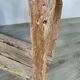 Petite console en bois brut ancien