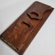 Solid wood bookends with zipper, folding, 1900