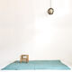 Blue hemp carpet of Turkish origin, 150 x 195 cm.