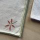Embroidered flower napkins (set of 4)