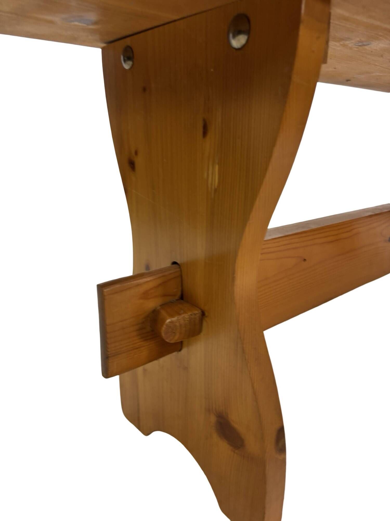Vintage Pine Bench, 1960s Scandinavian Design small model