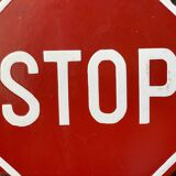Stop sign original 1970